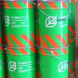 Pavimento in resina epossidica - CARICATO - GOBBETTO - per il settore terziario / testurizzato / aspetto cemento