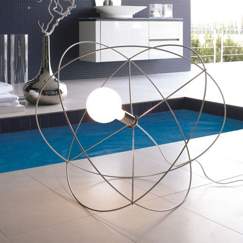 Lampada da pavimento - ASTROLABIO - ADRIANI E ROSSI EDIZIONI - in metallo / in acciaio / contemporanea