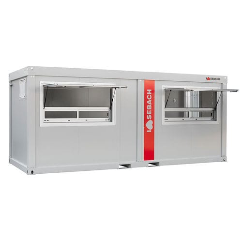 Chiosco commerciale - Ticket Box - SEBACH - da esterno / in metallo / mobile