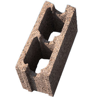 Blocco cassero in calcestruzzo - HB 20 - ISOTEX SRL - per muro portante / isolante