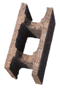 Blocco cassero in legno cemento - HB 30/19 - ISOTEX SRL - per muro portante / isolante / parafiamma