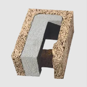 Blocco cassero in legno cemento - SHOULDER  - ISOTEX SRL - in Néopor® / per muro portante / isolante