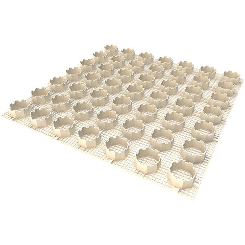 Prato a quadrotte - GEOGRAVEL - GEOPLAST - drenante / carrabile