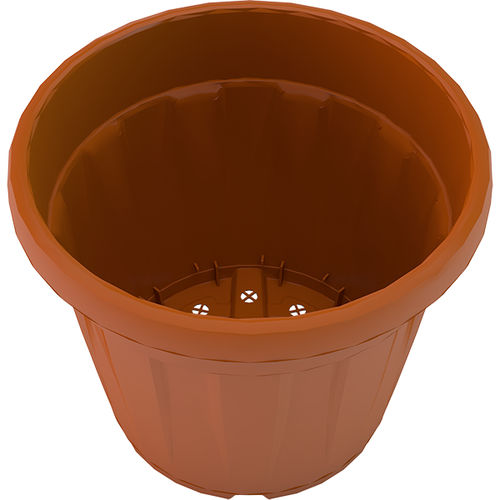 Vaso da giardino in plastica - DEMETRA - GEOPLAST - rotondo / contract