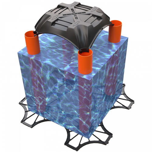 Vasca di recupero d'acqua piovana - NEW ELEVETOR TANK - GEOPLAST