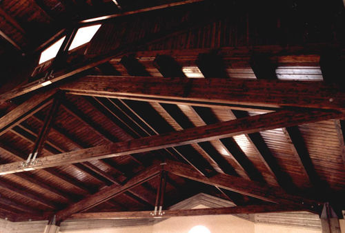 Ossatura per tetto in legno - SPACEWOOD - WOOD SYSTEM INTERNATIONAL SRL - curva / lamellare / prefabbricata