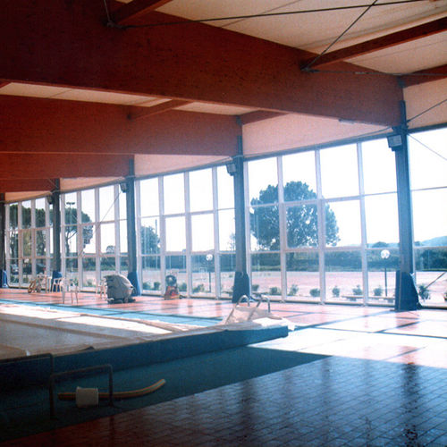 Trave prefabbricata - SPACEWOOD - WOOD SYSTEM INTERNATIONAL SRL - in legno / rettangolare / a doppia pendenza