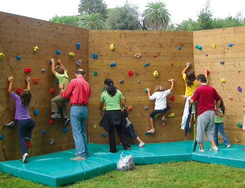 Parete d'arrampicata fissa - 011218 - LEGNOLANDIA - per parco giochi