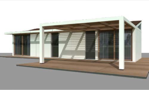 Casa prefabbricata - LQ41 - LEGNOLANDIA - ecologica / contemporanea / a un piano