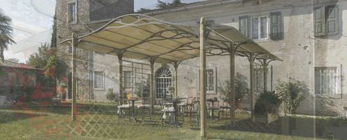 Pergola autoportante - 045080 - LEGNOLANDIA - in legno / con copertura in tela
