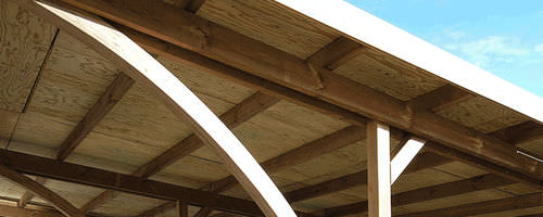 Tettoia per posto-auto contract - 095010 - LEGNOLANDIA - in legno