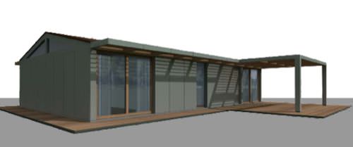 Casa prefabbricata - LQ104 - LEGNOLANDIA - ecologica / contemporanea / a un piano