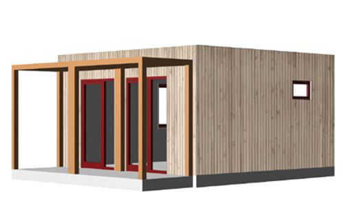Casa prefabbricata - TH01 - LEGNOLANDIA - ecologica / temporanea / contemporanea