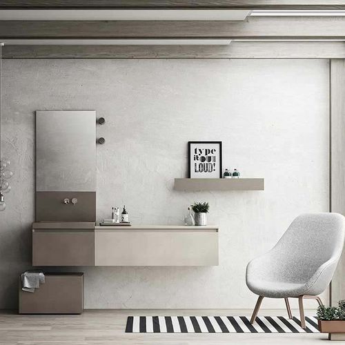 Mobile lavabo sospeso - 360GRADI/LOFT - ALTAMAREA - in legno / contemporaneo / con armadietto integrato