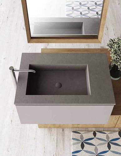 Lavabo da incasso - 360GRADI/LOFT - ALTAMAREA - in pietra / rettangolare / contemporaneo
