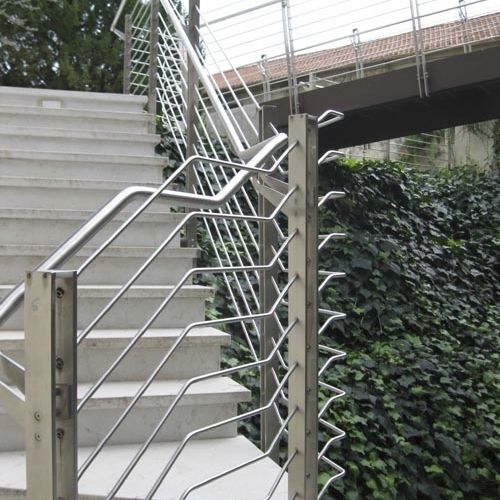 Ringhiera in metallo - steelmura - MURA - a sbarre / da esterno / per scala