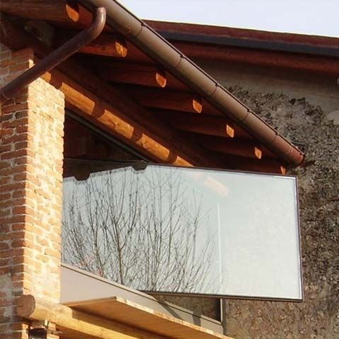 Finestra in legno - BIVEOR ® - MURA - in alluminio / scorrevole a vasistas / fissa