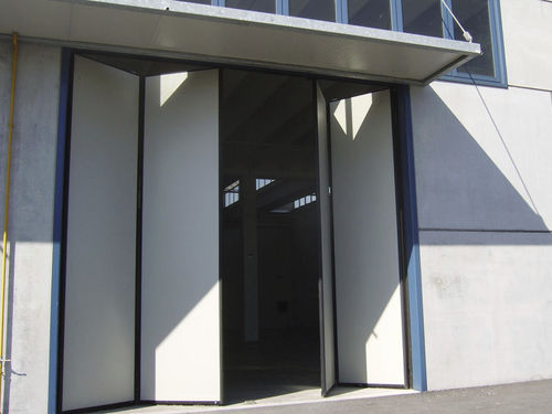 Porta industriale a libro - ALLMURA - MURA - in metallo / automatica / di sicurezza