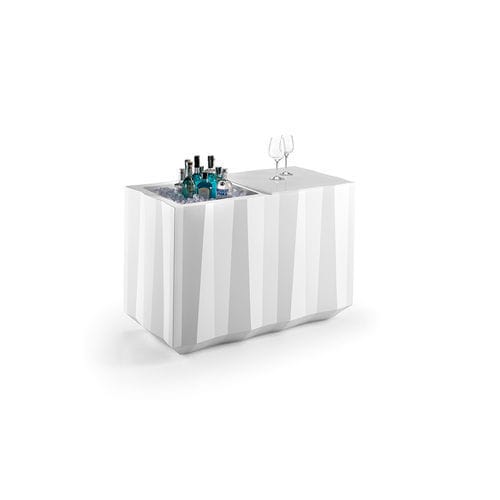Bancone da bar - frozen - PLUSt COLLECTION - in polietilene / dritto / luminoso