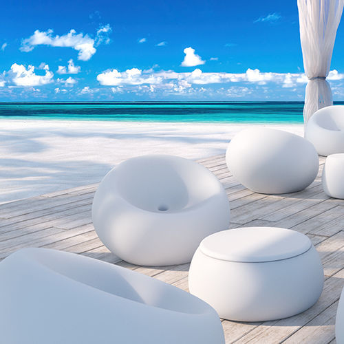 Poltrona design originale - boom - PLUSt COLLECTION - in polietilene / in polietilene / luminosa