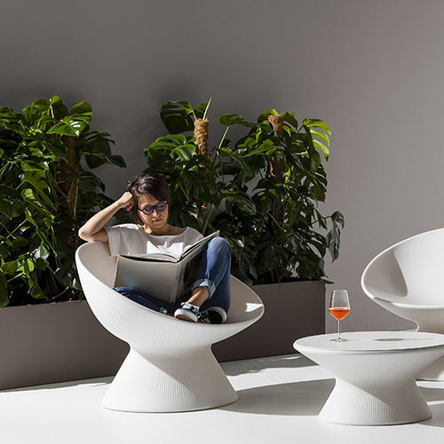 Poltrona contemporanea - fade relax - PLUSt COLLECTION - in tessuto / in polietilene / luminosa