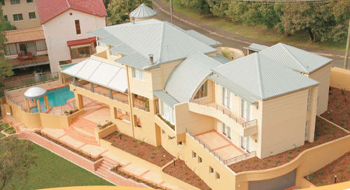 Copertura in lamiera d'acciaio - LYSAGHT TRIMDEK® - BlueScope Steel - in lamiera grecata