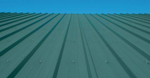 Copertura in lamiera d'acciaio - BUTLERIB® II - BlueScope Steel - in lamiera grecata