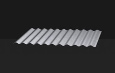 Copertura in lastra in acciaio - STRAMIT® - BlueScope Steel - ondulata