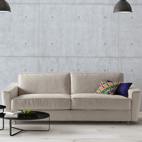 Divano letto - Petrucciani - Milano Bedding - contemporaneo / in tessuto / con braccioli