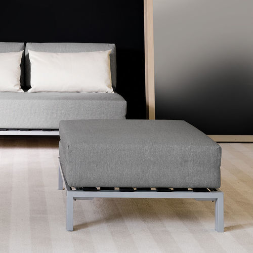 Pouf contemporaneo - Willy - Milano Bedding - in tessuto / in cotone / quadrato