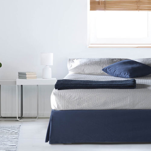Letto matrimoniale - Haiti-mantovana - Milano Bedding - contemporaneo / imbottito / con base contenitore