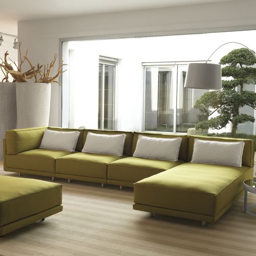 Divano letto - Dennis - Milano Bedding - modulare / contemporaneo / in tessuto
