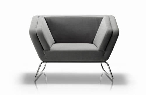 Poltrona contemporanea - ORA GAMI - steiner - in pelle / in tessuto / di Ora-Ïto