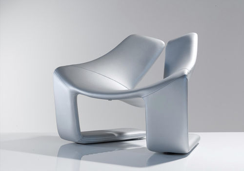 Poltrona design originale - ZEN - steiner - in pelle / in tessuto