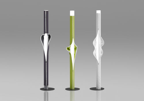 Lampada da terra - CACHE-CACHE - steiner - in tessuto / design originale / senza fili