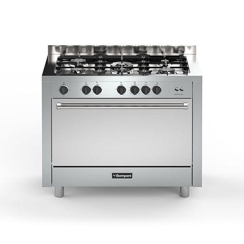 Blocco cottura a gas - BO693SM/N - Bompani - elettrico / con doppia alimentazione / in acciaio inossidabile
