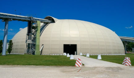 Tensostruttura a cupola - MONTALIEU  - SMC2 - per applicazioni industriali / con membrana in PVC / per applicazioni industriali