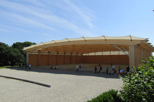 Tensostruttura su ossatura in legno - GUILERS - SMC2 - per copertura / per spazi pubblici