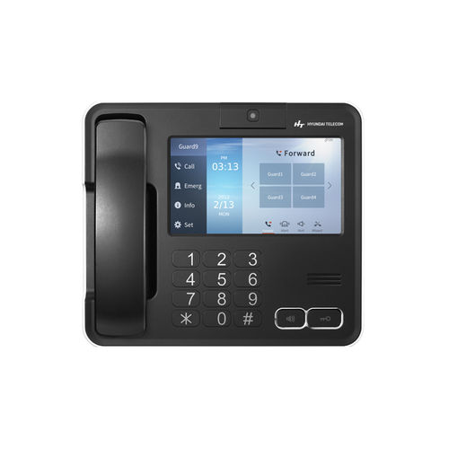 Videocitofono nero - HMS-N1070 - Hyundai Telecom - da esterno / da interno / con videocamera