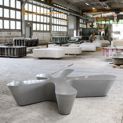 Panca per spazi pubblici design originale - SPLASH - METALCO - in calcestruzzo ad alte prestazioni / senza schienale / senza braccioli