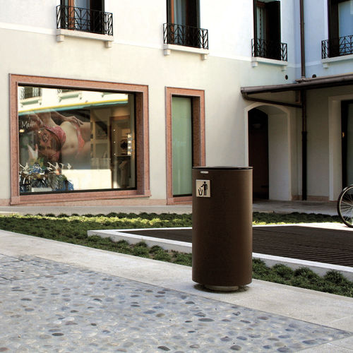 Portarifiuti pubblico - SPENCER - METALCO - in acciaio con rivestimento a polvere / in acciaio inossidabile / in lamiera d'acciaio
