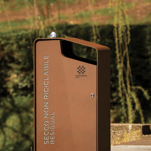 Portarifiuti pubblico - SOAVE - METALCO - autoportante / in acciaio verniciato / resistente agli UV