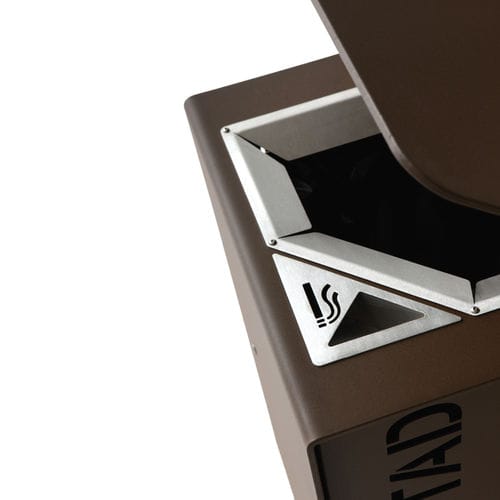 Portarifiuti pubblico - YES - METALCO - in acciaio inossidabile / in acciaio COR-TEN® / in acciaio verniciato