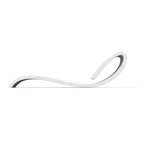Lettino prendisole contemporaneo - TWIST - METALCO - in calcestruzzo ad alte prestazioni / in calcestruzzo ad alte prestazioni / per spazio pubblico