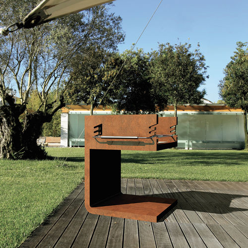 Barbecue a carbonella - C-BQ - METALCO - per spazio pubblico / fisso / in acciaio inossidabile