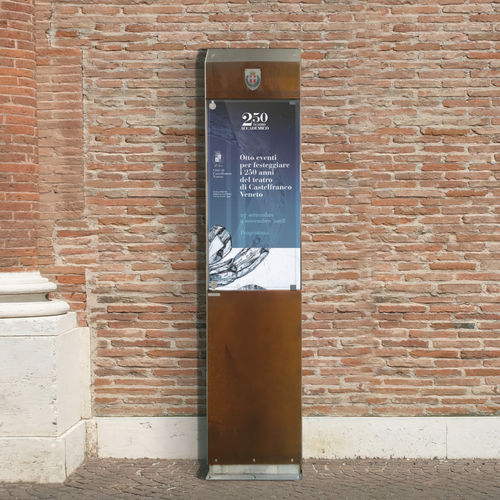 Cartello pubblicitario fisso - ANNUNCI - METALCO - da esterno / per spazio pubblico / pubblicitario