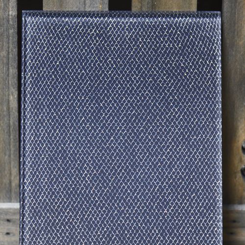 Pannello in vetro laminato - SILVER/GRAY DIAMOND SPARKLE MESH ORGANICA™  - Avant Art Architectural Glass, Inc. - decorato / per porta / piatto