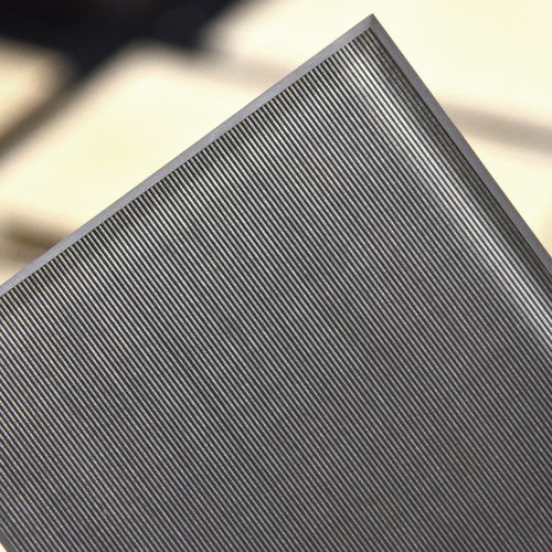 Pannello in vetro temprato - STAINLESS STEEL ARCHITECTURAL MESH - Avant Art Architectural Glass, Inc. - laminato / decorato / ultra trasparente