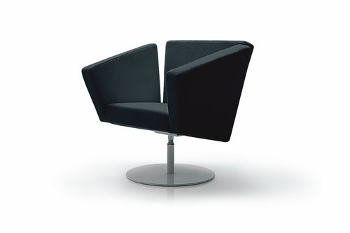 Poltrona contemporanea - GAP - ferlea - in fibra di poliestere / contract / con base centrale