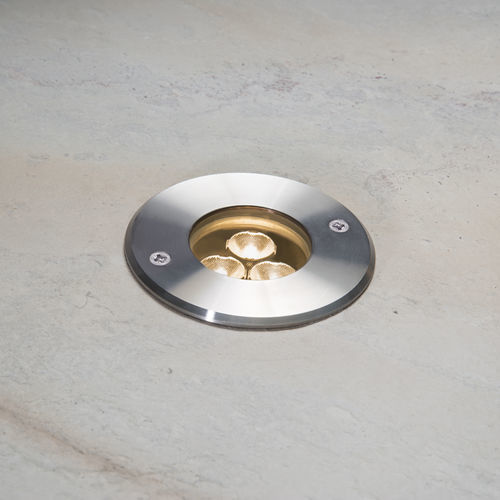 Luce da incasso a muro - VEGA - LumTeam - da incasso a pavimento / LED / rotonda